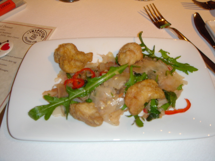 Sweetbreads and Tendon Salad